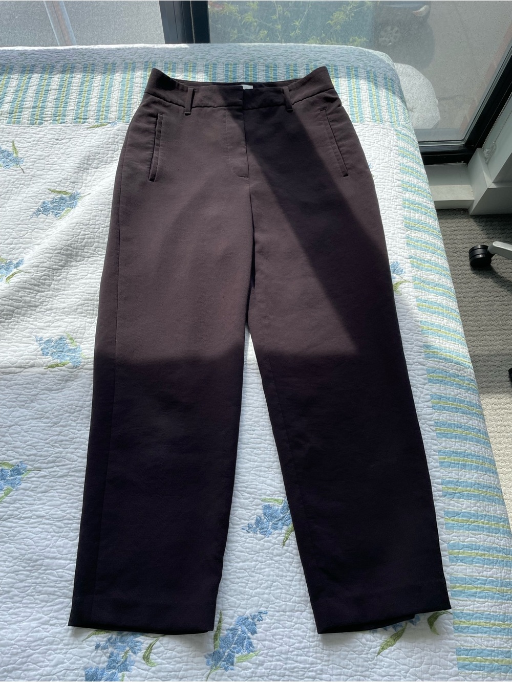 Wilfred Brown Tie-Waist Trousers